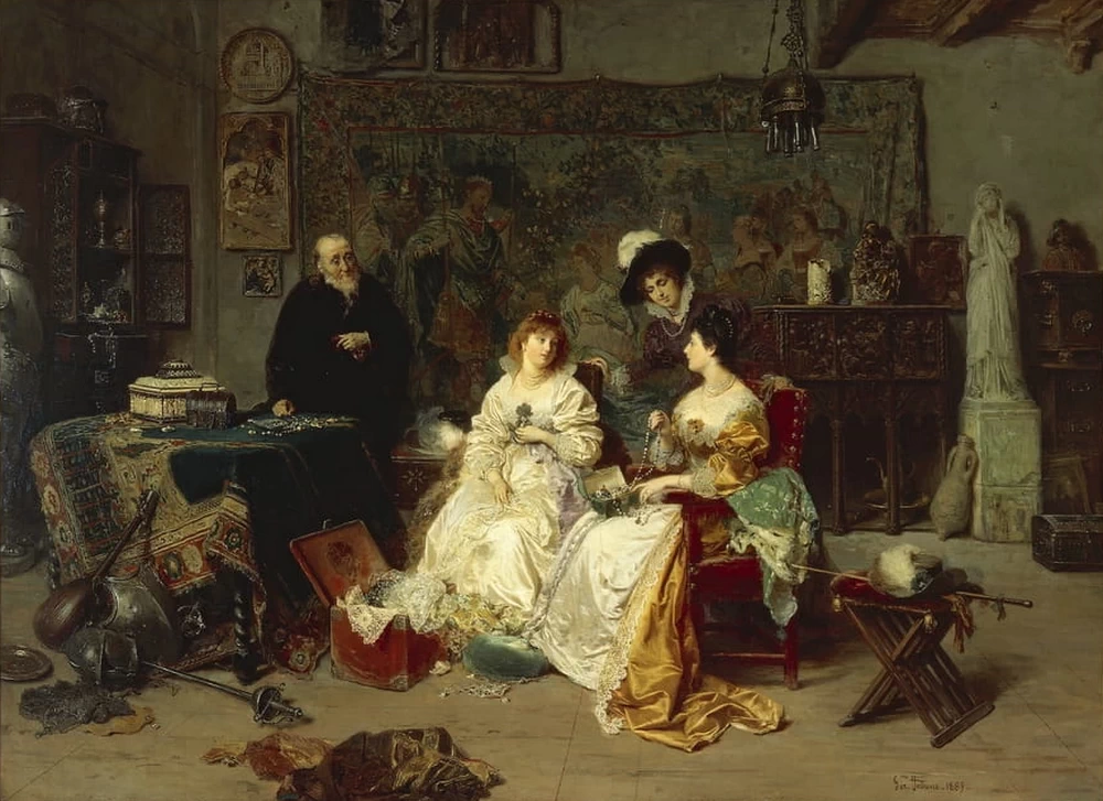 L'antiquario - Civiche Raccolte D'Arte Museo Dell'Ottocento Villa Belgiojoso Bonaparte Collezione Grassi, Milano, 1889